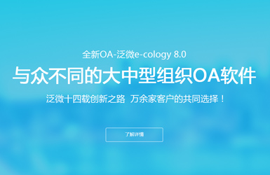 泛微網絡科技網站設計案例