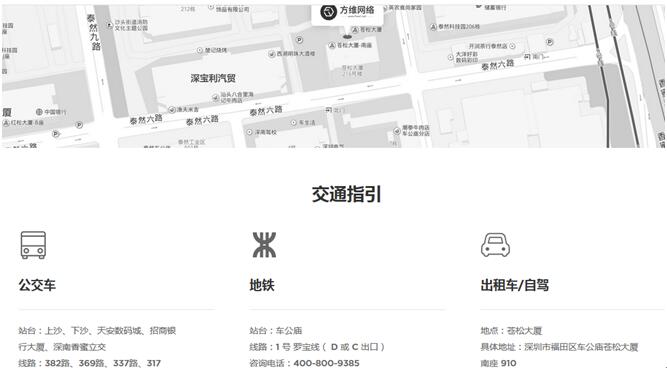 科技公司網站聯系方式